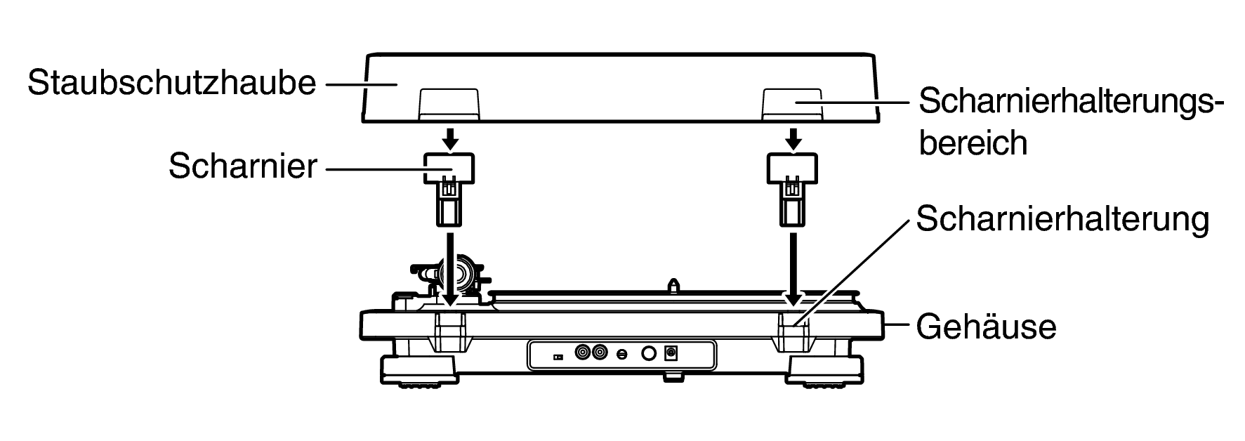 Dust cover DP500BT